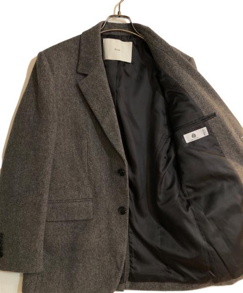 Dunst（ダンスト）Dunst (ダンスト) UNISEX CLASSIC 2 BUTTON WOOL BLAZER ブラウン サイズ:Ｓの古着・服飾アイテム