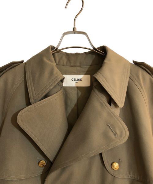 CELINE（セリーヌ）CELINE (セリーヌ) クラシックダブルブレストトレンチコート ベージュ サイズ:40の古着・服飾アイテム