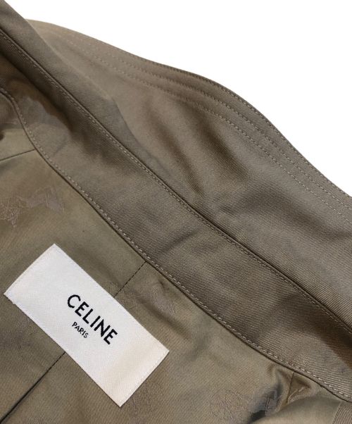 CELINE（セリーヌ）CELINE (セリーヌ) クラシックダブルブレストトレンチコート ベージュ サイズ:40の古着・服飾アイテム