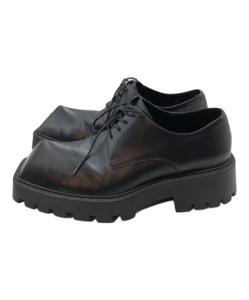 BALENCIAGA（バレンシアガ）BALENCIAGA (バレンシアガ) RHINOダービーシューズ ブラック サイズ:40の古着・服飾アイテム