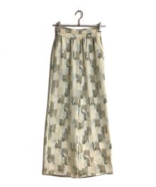 theory luxe（セオリーリュクス）の古着「Abstract Mist Print Loren/アブストラクトミストプリントローレン」｜グリーン