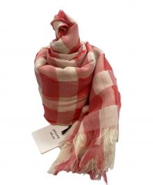 ASAUCE MELER（アソースメレ）の古着「コットンレーヨンストール」｜ピンク