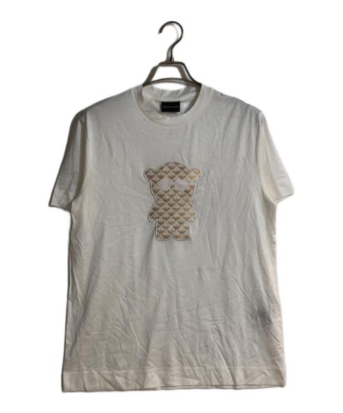 EMPORIO ARMANI（エンポリオアルマーニ）EMPORIO ARMANI (エンポリオアルマーニ) Tシャツ ホワイト サイズ:Lの古着・服飾アイテム