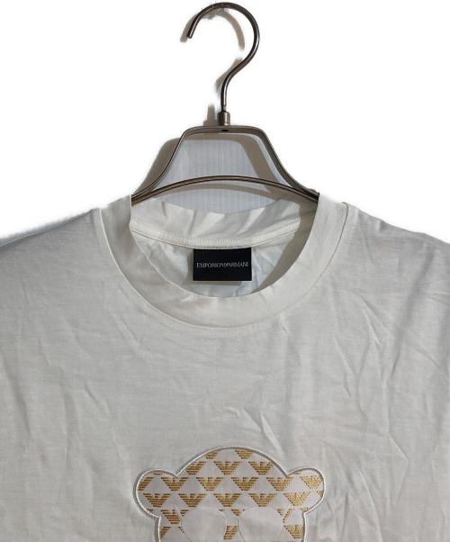 EMPORIO ARMANI（エンポリオアルマーニ）EMPORIO ARMANI (エンポリオアルマーニ) Tシャツ ホワイト サイズ:Lの古着・服飾アイテム
