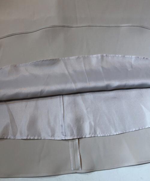 ESTNATION（エストネーション）ESTNATION (エストネーション) ノースリーブAラインワンピース ベージュ サイズ:36 未使用品の古着・服飾アイテム