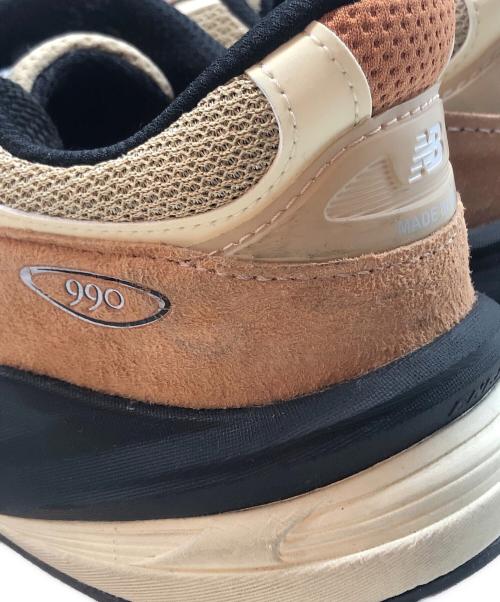 NEW BALANCE（ニューバランス）NEW BALANCE (ニューバランス) USA 990 v6 TO6 ブラウン×ベージュ サイズ:26㎝の古着・服飾アイテム