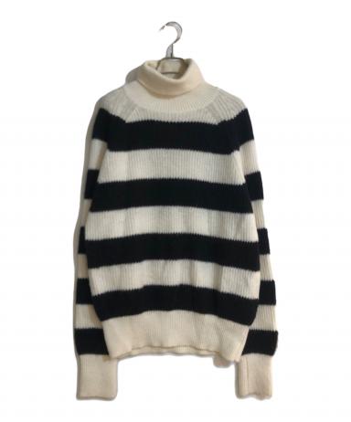 中古・古着通販】AMIPARIS (アミパリス) タートルネックボーダーニット