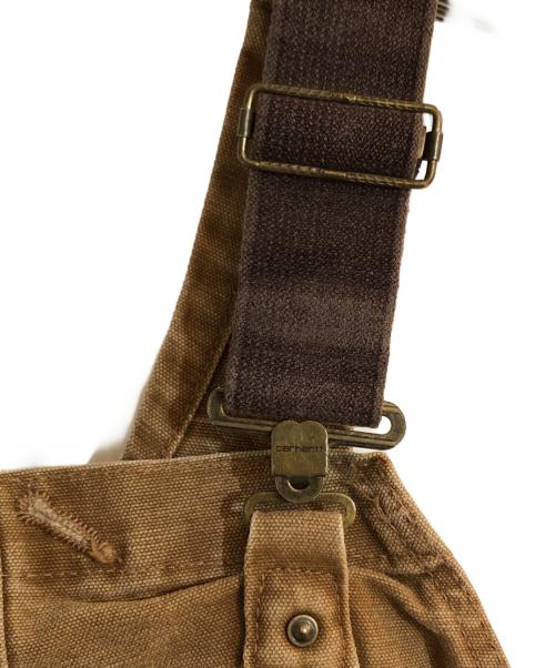 CarHartt（カーハート）CarHartt (カーハート) SANDSTONE BIB OVERALL ブラウン サイズ:32×30の古着・服飾アイテム