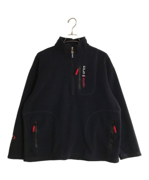 POLO SPORT（ポロスポーツ）POLO SPORT (ポロスポーツ) ハーフジップフリースプルオーバー ネイビー サイズ:XLの古着・服飾アイテム