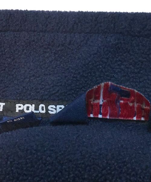 POLO SPORT（ポロスポーツ）POLO SPORT (ポロスポーツ) ハーフジップフリースプルオーバー ネイビー サイズ:XLの古着・服飾アイテム