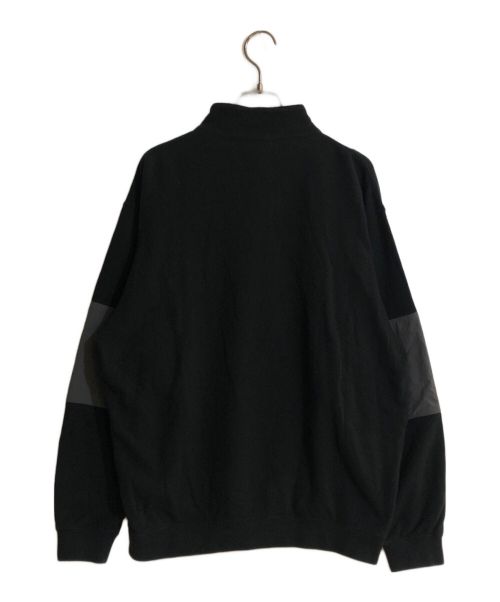 LACOSTE（ラコステ）LACOSTE (ラコステ) BEAUTY&YOUTH (ビューティーアンドユース) 別注 鹿の子 ハーフジッププルオーバー ブラック サイズ:Sの古着・服飾アイテム