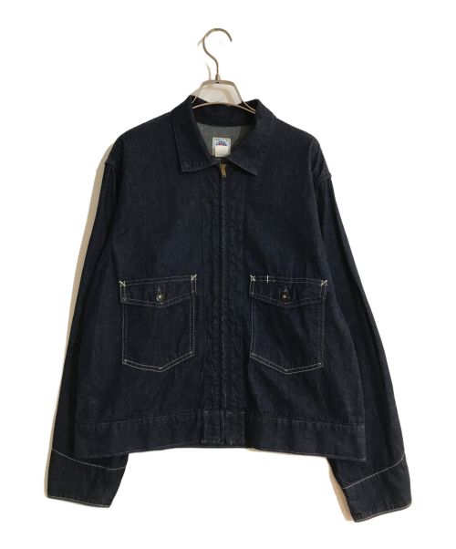 POST O'ALLS（ポストオーバーオールズ）POST O'ALLS (ポストオーバーオールズ) BEAMS PLUS (ビームスプラス) Service Jacket インディゴ サイズ:Sの古着・服飾アイテム