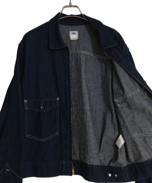 POST O'ALLS（ポストオーバーオールズ）POST O'ALLS (ポストオーバーオールズ) BEAMS PLUS (ビームスプラス) Service Jacket インディゴ サイズ:Sの古着・服飾アイテム