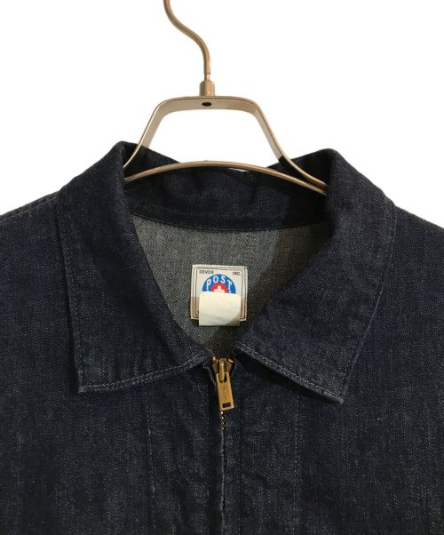 POST O'ALLS（ポストオーバーオールズ）POST O'ALLS (ポストオーバーオールズ) BEAMS PLUS (ビームスプラス) Service Jacket インディゴ サイズ:Sの古着・服飾アイテム