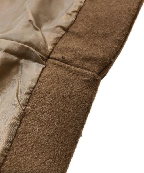 maomade（マオメイド）maomade (マオメイド) 圧縮インレー ジャージー モックネック ジャケット ブラウン サイズ:FREEの古着・服飾アイテム