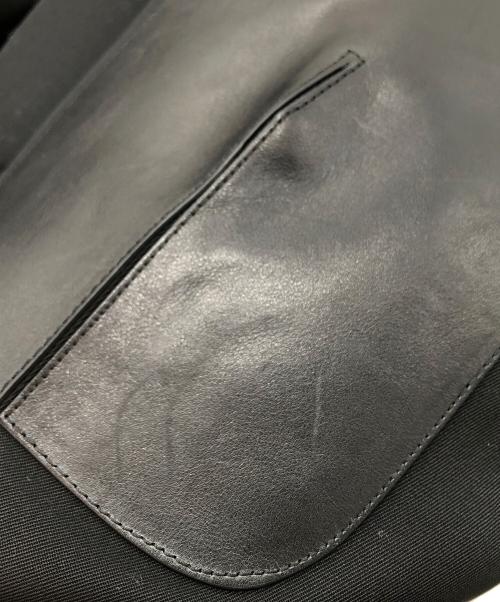 JIL SANDER（ジルサンダー）JIL SANDER (ジルサンダー) レザーエルボーパッチ 中綿ボンバージャケット ブラック サイズ:46の古着・服飾アイテム