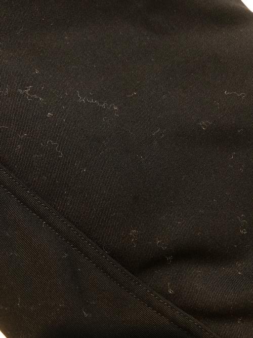 JIL SANDER（ジルサンダー）JIL SANDER (ジルサンダー) レザーエルボーパッチ 中綿ボンバージャケット ブラック サイズ:46の古着・服飾アイテム