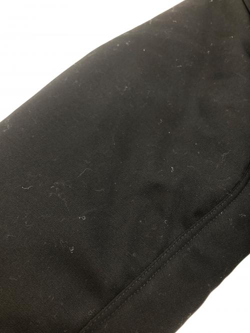 JIL SANDER（ジルサンダー）JIL SANDER (ジルサンダー) レザーエルボーパッチ 中綿ボンバージャケット ブラック サイズ:46の古着・服飾アイテム