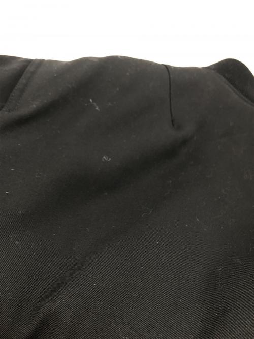 JIL SANDER（ジルサンダー）JIL SANDER (ジルサンダー) レザーエルボーパッチ 中綿ボンバージャケット ブラック サイズ:46の古着・服飾アイテム