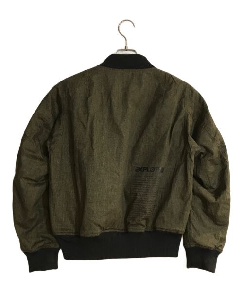 KUSHITANI（クシタニ）KUSHITANI (クシタニ) EXミリタリージャケット ブラック×オリーブ サイズ:Sの古着・服飾アイテム