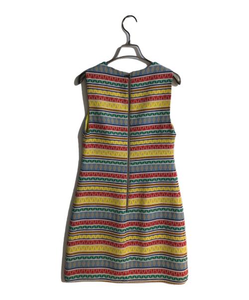 alice+olivia（アリスアンドオリビア）alice+olivia (アリスアンドオリビア) マルチパターン ノースリーブワンピース マルチカラーの古着・服飾アイテム