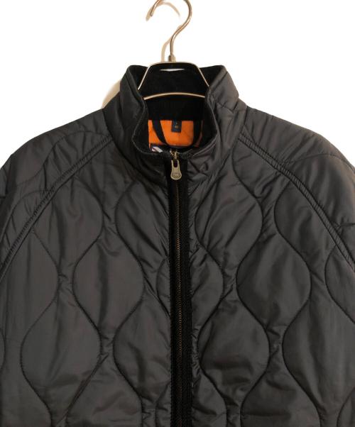 LAVENHAM（ラベンハム）LAVENHAM (ラベンハム) TOMORROW LAND BLUE WORK (トゥモローランドブルーワーク) 別注 キルティングブルゾン グレー サイズ:40の古着・服飾アイテム