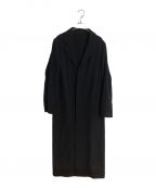 COMME des GARCONS HOMME PLUSコムデギャルソンオムプリュス）の古着「インサイドアウトロングコート」｜ネイビー