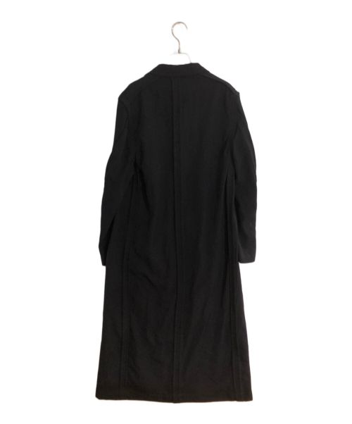 COMME des GARCONS HOMME PLUS（コムデギャルソンオムプリュス）COMME des GARCONS HOMME PLUS (コムデギャルソンオムプリュス) インサイドアウトロングコート ネイビー サイズ:Mの古着・服飾アイテム