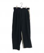 Y'sワイズ）の古着「ウールサルエルパンツ」｜ブラック