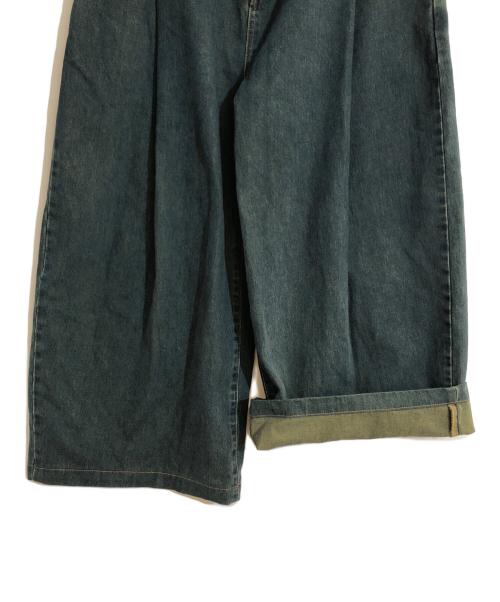 EDWIN（エドウィン）EDWIN (エドウィン) myne (マイン) コラボバギーデニム インディゴ サイズ:Mの古着・服飾アイテム