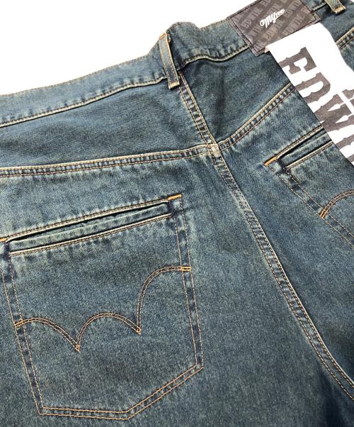 EDWIN（エドウィン）EDWIN (エドウィン) myne (マイン) コラボバギーデニム インディゴ サイズ:Mの古着・服飾アイテム