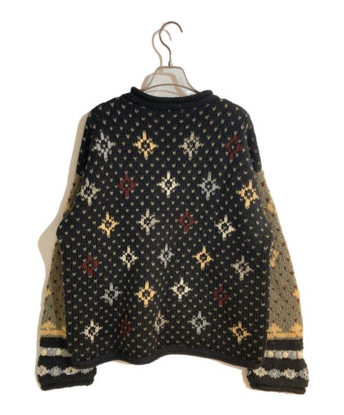 L.L.Bean（エルエルビーン）L.L.Bean (エルエルビーン) HAND KNIT バーズアイニット ブラック サイズ:Ｌの古着・服飾アイテム