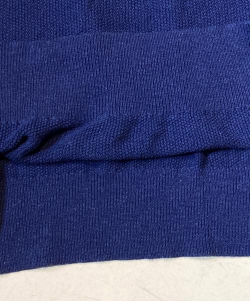 A.P.C.（アーペーセー）A.P.C. (アーペーセー) リネンミックスニットポロ ネイビー サイズ:Mの古着・服飾アイテム