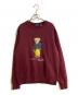 POLO RALPH LAUREN（ポロ・ラルフローレン）の古着「Poloベア スウェットシャツ」｜ボルドー