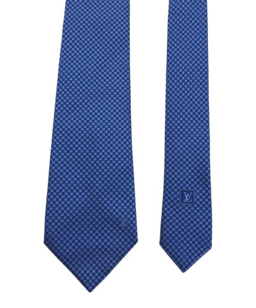 LOUIS VUITTON（ルイ ヴィトン）LOUIS VUITTON (ルイ ヴィトン) ネクタイ・マイクロダミエ 8CM ネイビー サイズ:不明の古着・服飾アイテム