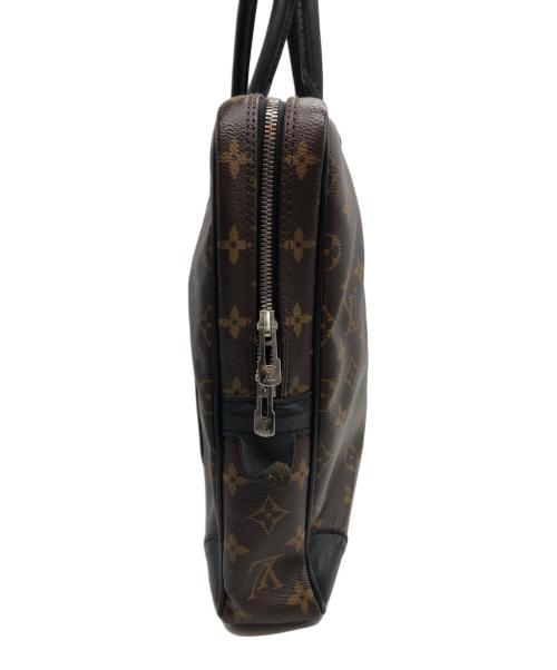 LOUIS VUITTON（ルイ ヴィトン）LOUIS VUITTON (ルイ ヴィトン) モノグラム・マカサー ポルトドキュマン・ヴォワヤージュ PDV ビジネスバッグ ブラウンの古着・服飾アイテム