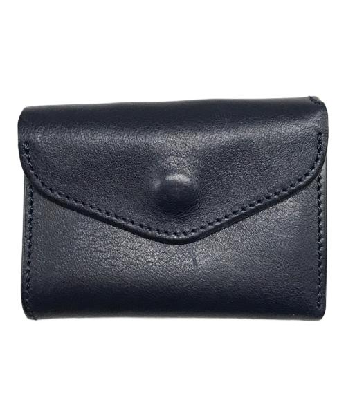 池之端銀革店（イケノハタギンカワテン）池之端銀革店 (イケノハタギンカワテン) コンパクトウォレット ネイビーの古着・服飾アイテム