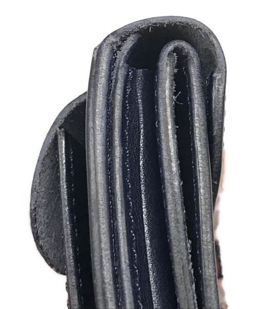 池之端銀革店（イケノハタギンカワテン）池之端銀革店 (イケノハタギンカワテン) コンパクトウォレット ネイビーの古着・服飾アイテム