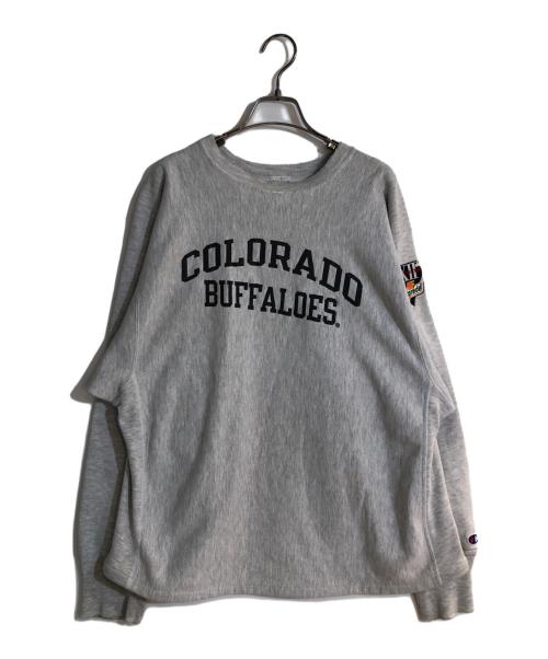 Champion（チャンピオン）Champion (チャンピオン) 刺繍タグ リバースウィーブスウェット グレー サイズ:XXLの古着・服飾アイテム