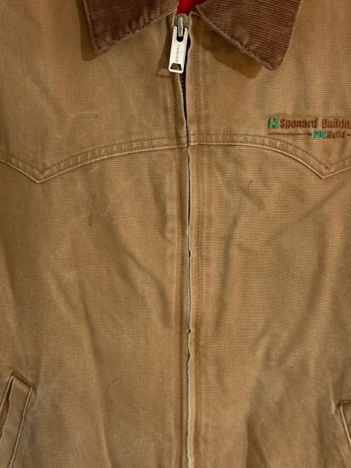 CarHartt（カーハート）CarHartt (カーハート) 企業刺繍 サンタフェジャケット ブラウン サイズ:3XLの古着・服飾アイテム