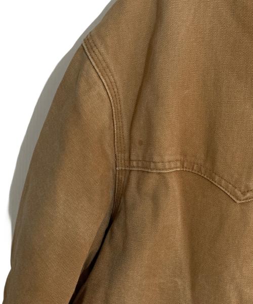 CarHartt（カーハート）CarHartt (カーハート) 企業刺繍 サンタフェジャケット ブラウン サイズ:3XLの古着・服飾アイテム