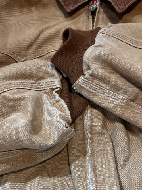 CarHartt（カーハート）CarHartt (カーハート) 企業刺繍 サンタフェジャケット ブラウン サイズ:3XLの古着・服飾アイテム