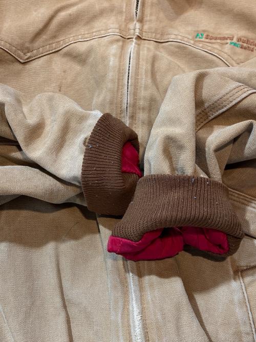 CarHartt（カーハート）CarHartt (カーハート) 企業刺繍 サンタフェジャケット ブラウン サイズ:3XLの古着・服飾アイテム