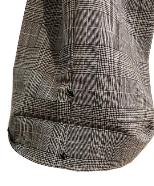 TOM FORD（トムフォード）TOM FORD (トムフォード) ウールモヘヤ チェック柄セットアップ グレー サイズ:50Rの古着・服飾アイテム