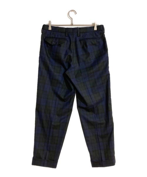 KOLOR（カラー）KOLOR (カラー) チェックスラックス グリーン サイズ:2の古着・服飾アイテム