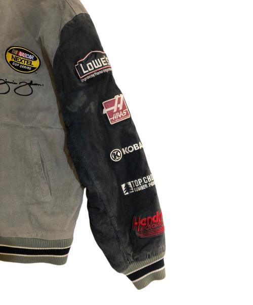 wilsons leather（ウィルソンズレザー）wilsons leather (ウィルソンズレザー) chase authentics (チェイスオーセンティック) スタジャン グレー サイズ:2XLの古着・服飾アイテム