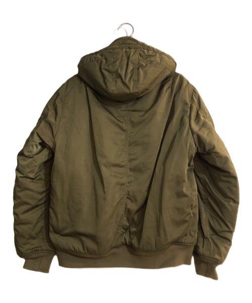 AVIREX（アヴィレックス）AVIREX (アヴィレックス) 中綿フーデットジャケット グリーン サイズ:Mの古着・服飾アイテム
