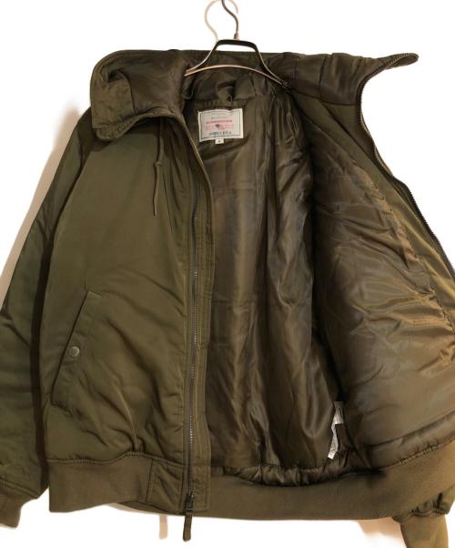 AVIREX（アヴィレックス）AVIREX (アヴィレックス) 中綿フーデットジャケット グリーン サイズ:Mの古着・服飾アイテム