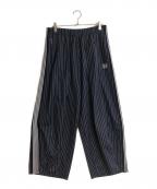 Needles×STUDIOUSニードルズ×ステュディオス）の古着「別注ヒザデルトラックパンツ」｜ネイビー