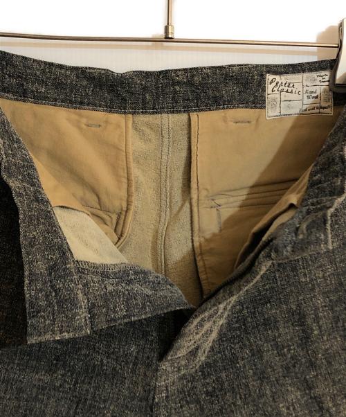 Porter Classic（ポータークラシック）Porter Classic (ポータークラシック) HAND WORK MOLE DENIM PANTS/ハンドワークモールデニムパンツ グレー サイズ:Sの古着・服飾アイテム